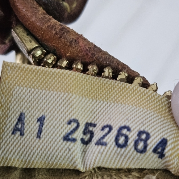 Dooney & Bourke Vintage Pebbled Leather Hobo Bag in Taupe and British Tan - Picture 11 of 14